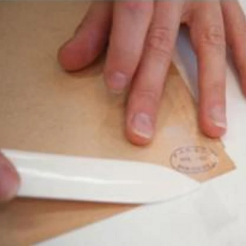 Natural Bone Folder Creaser Scoring Folding Creasing Paper Leather Craft Tools 6inch