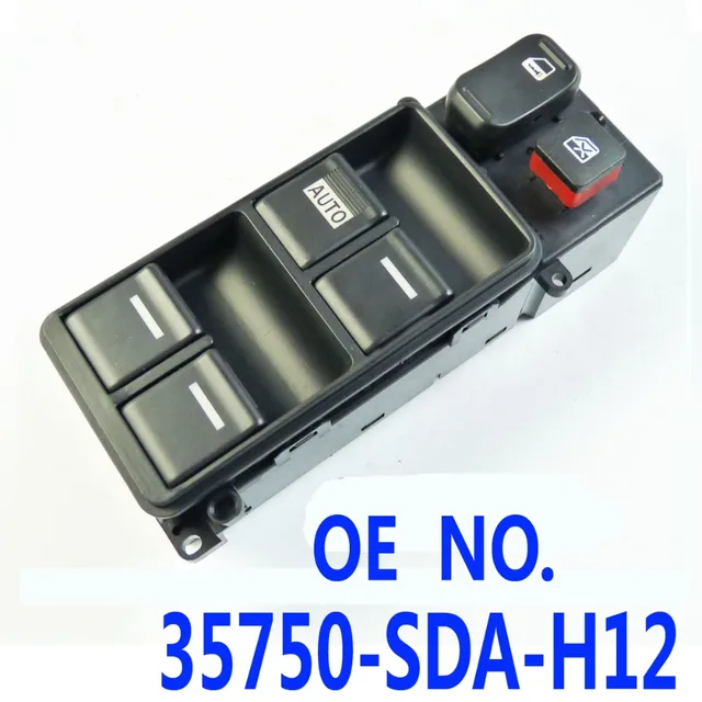 Electric Power Window Master Control Switch For Honda Accord 2.4 3.0L 2003 2004 2005 2006 2007 4