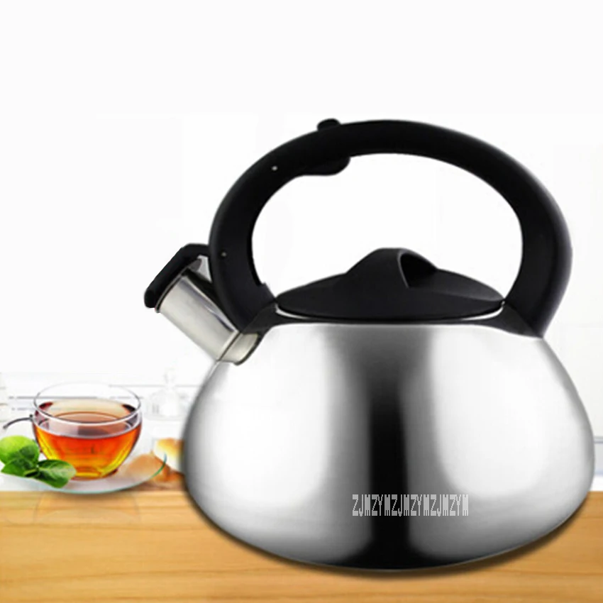 

New Arrival High Quality Stainless Steel Kettle GS-04015A Automatic Whistle Kettle Gas Induction Cooker Gas Universal Kettle 3L