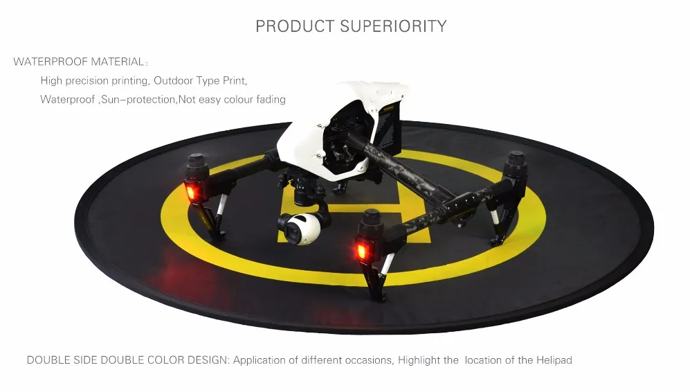 Pgytech 110 см Fast-fold посадка Pad Вертолетная площадка Радиоуправляемый Дрон Gimbal Quadcopter части вертолета для dji Мавик Phantom 2 3 4 Inspire 1 2