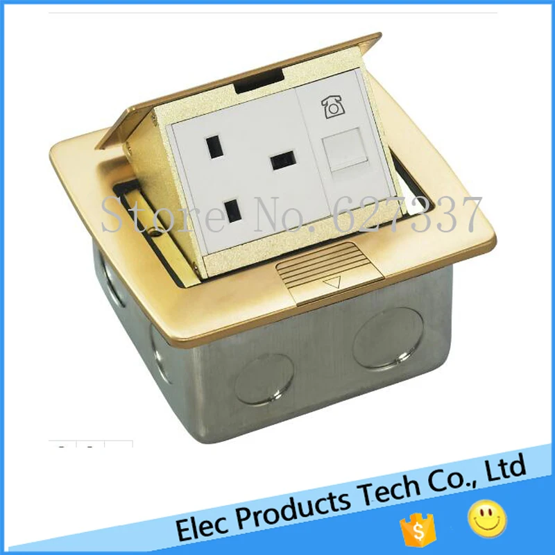 

Ground/Silver Socket Floor Power Outlet Box,Manual pop up floor socket for Commercial, Industrial, Hospital, Laboratory,100pcs