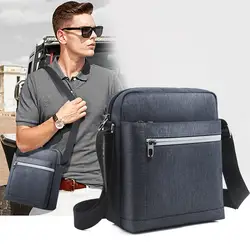 2019 Модные мужские городские повседневные сумки высокого качества Оксфорд мужская сумка через плечо сумки водостойкие дорожный с молнией