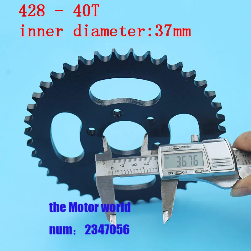 Мотоцикл Скутер привод шестерни 428 большая Звездочка 40 T 37 мм 6 отверстий звездочки ATV
