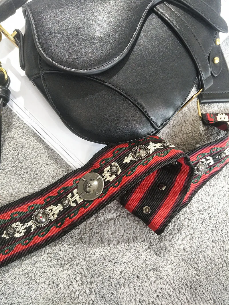 classic saddle bag women Chic vintage fashion shoulder straps crossbody bag handbag ladies hand bags messenger bags torebka dams (3)