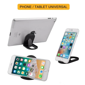 

1000pcs Foldable Adjustable Cell Phone Stand Multi-Angle Portable Phone Holde for iPhone X 8 Samsung Kindle iPad Smartphone