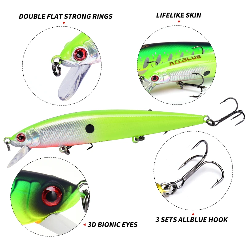 ALLBLUE سابو 110SP الصيد إغراء 110 ملليمتر 13.6 جرام تعليق Jerkbait أسماك المتذبذب عمق 0.6-1 متر باس بايك الطعم الصيد معالجة ALLBLUE سابو 110SP الصيد إغراء 110 ملليمتر 13.6 جرام تعليق Jerkbait أسماك المتذبذب عمق 0.6-1 متر باس بايك الطعم الصيد معالجة