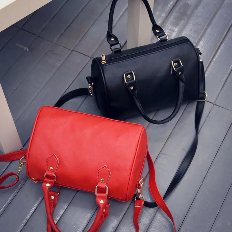 

New Fashion Women Large Black Red White Tote Bag Tide Ladies Sport Luggage Handbag