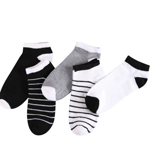 Cody Сталь Для мужчин Socks Thin Stripe Короткие хлопковые носки-следки человек Мелкий рот Колледж Ветер мужской следы 3 пар/лот