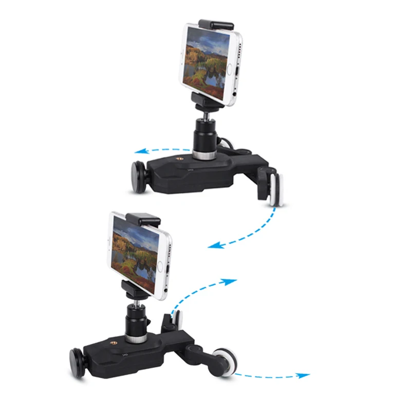Автомобильная рельсовая система Gopro 9 беспроводная тележка слайдер с тремя