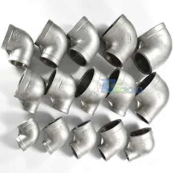

FGHGF SS304 1-1/4" x 1" Elbow 90 degree angled Reducer Pipe Fitting Female threaded