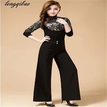 Новые женские брюки для латинских танцев для взрослых, штаны для танцев, TB7532