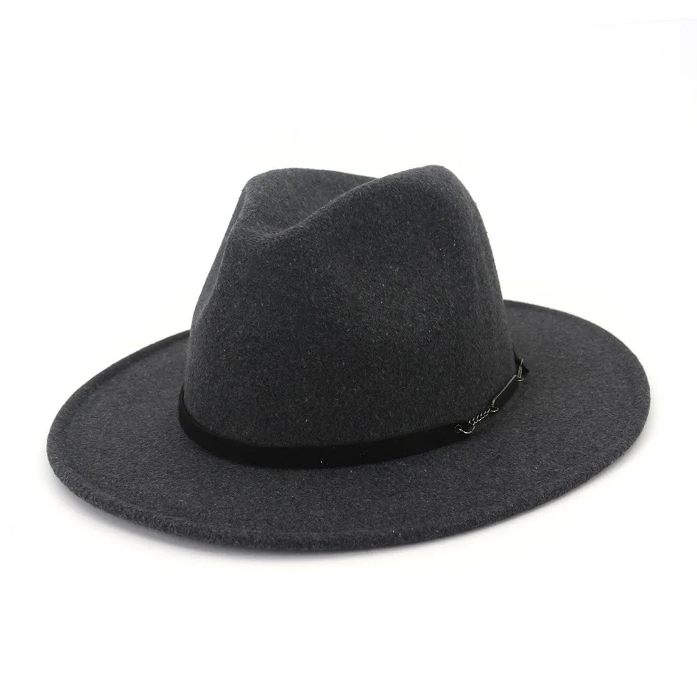 dark wool fedora