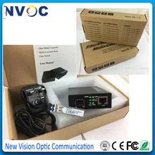 2 шт./лот, 1000M 1 RJ45+ 1 Gigabit SFP, неуправляемый волоконно-оптический SFP медиаконвертер/коммутатор+ 1,25G, 850nm, 550 M, DDM, LC SFP модуль