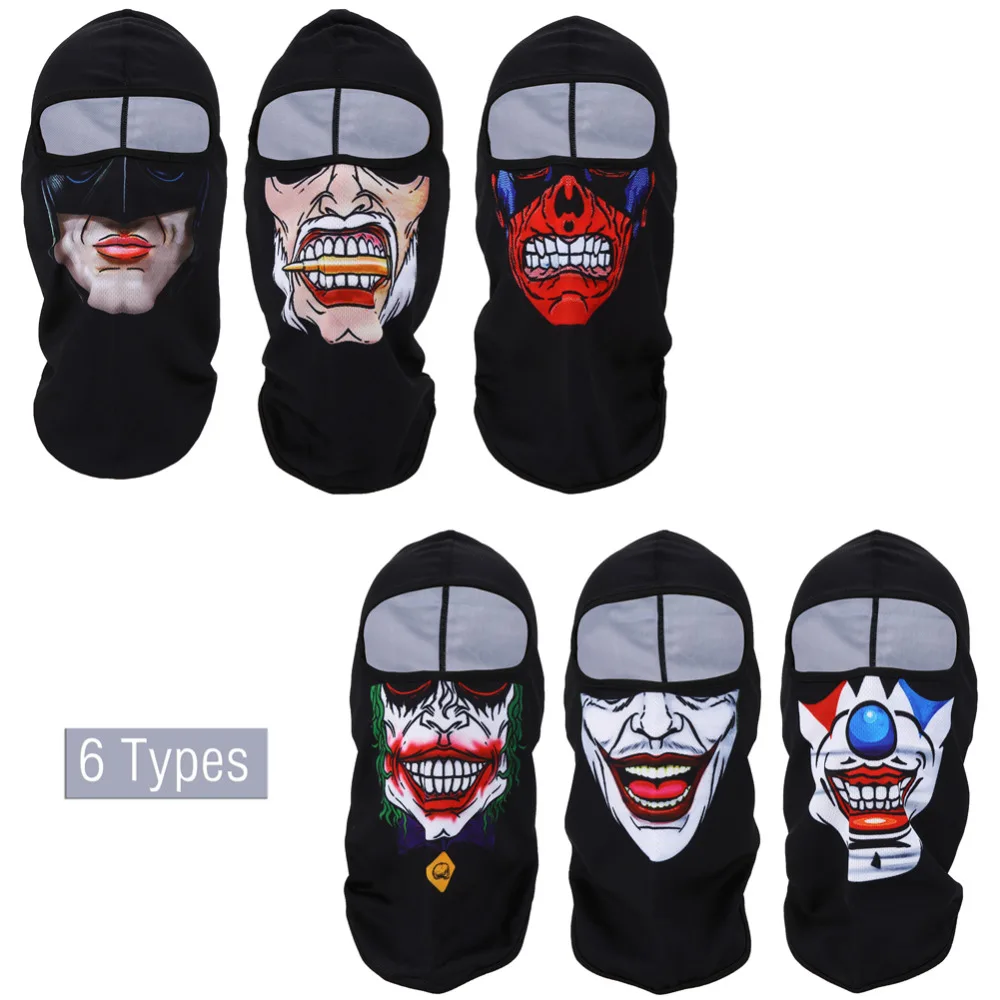 Buy Men's Motorcycle Cycling Full Face Mask Cover Guard Outdoor Motorcycle