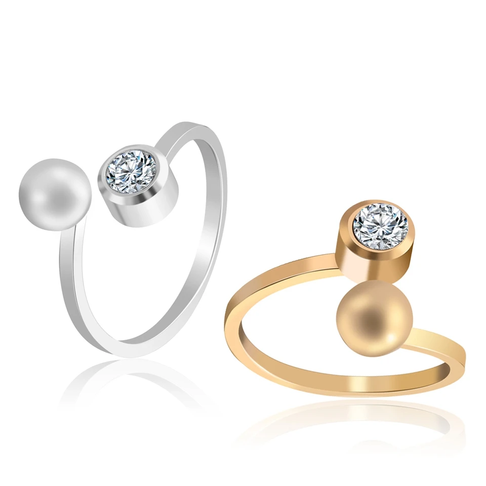 

Gold Silver Color Austrian Crystal Rings for Women 2018 New 3A Zircon Wedding Party Ring Jewelry Female Bijoux Gifts Wholesale
