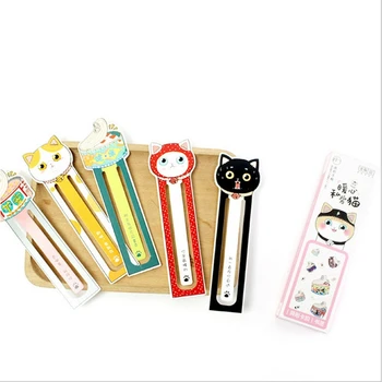 

Lovely Cartoon Cat Bookmark Beautiful Pattern Postcard Heavyweight Paper Card C26