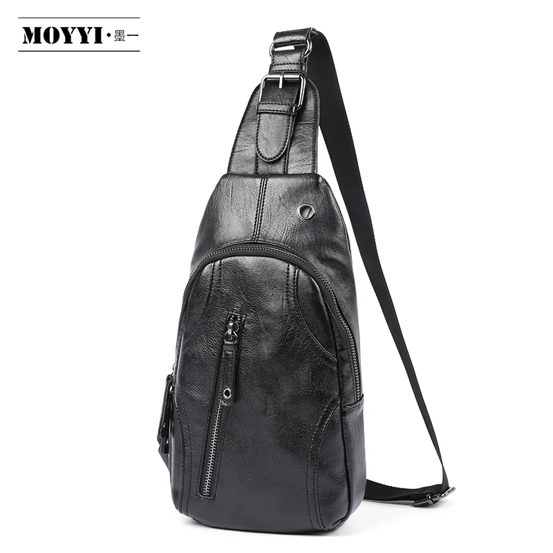 

MOYYI Crossbody Bag Men Chest pack messenger shoulder bagMale Functional Multilayer Large Capacity Chest Pack for Men Casual Bag