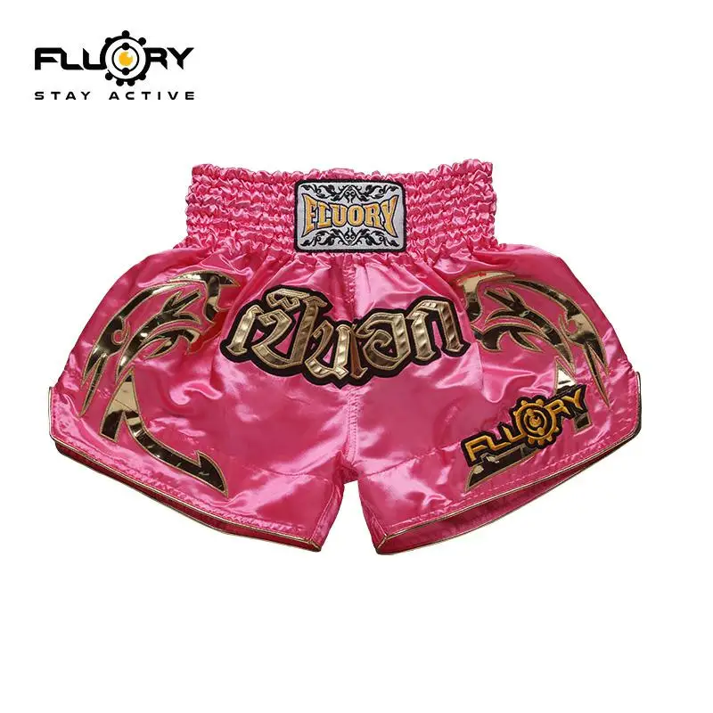 2019 детские шорты для кикбоксинга Fluory muay thai детей (мальчиков и девочек) молодежи |