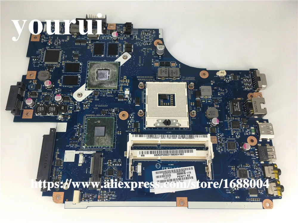 Ноутбук системная плата NEW71 LA-5893P MBRDP02001 MB.RDP02.001 для ноутбука Acer aspire 5742 5742G