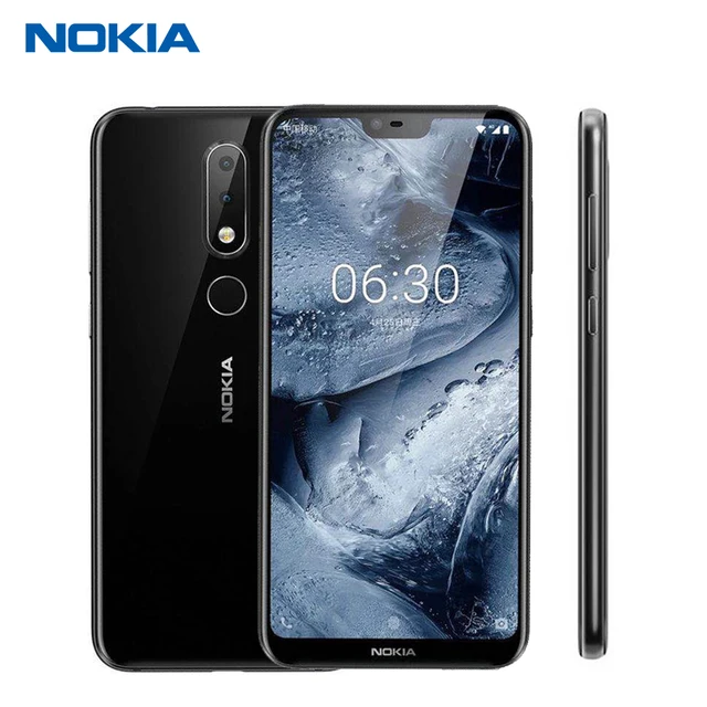 Nokia X6 64g 4g 6g 3060 mah 16.0MP 3 Cam&eacute;ra Double Sim Android LTE D'empreintes Digitales 5.8 pouce octa Core Smart Mobile T&eacute;l&eacute;phone