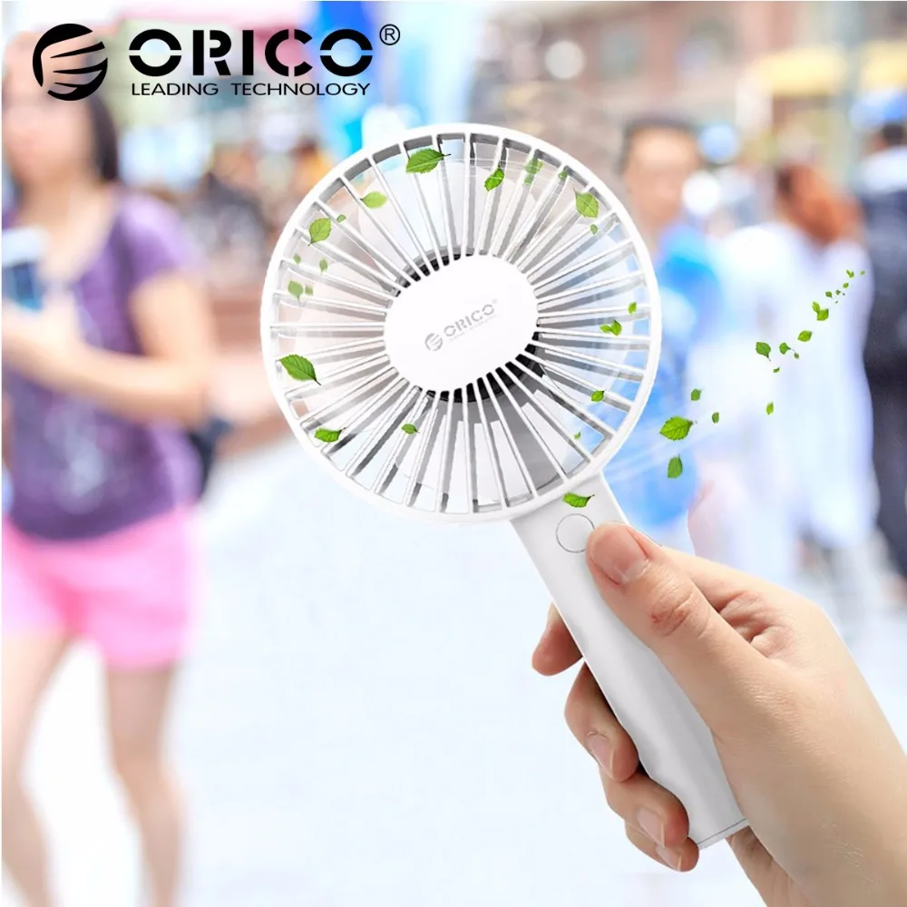 

Orico Portable USB Fan Mini Gadgets Cool Handy Flexible Fan with 3 Speed USB Light for Home Desk Office Gadgets Outdoor Travel