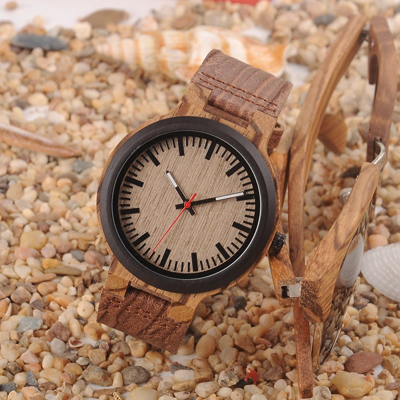 BOBO BIRD Bamboo Wooden Watches Mens Womens wood Quartz unisex wrist Watch erkek kol saati In Gift Box