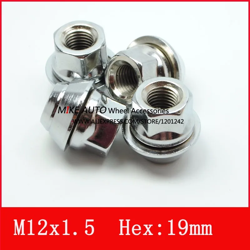 1 шт. открытая гайка с наконечником колеса m12x1 5 PCD HEX19(3/ 4 &quot) для FORD Mondeo Focus|lug nuts|wheel