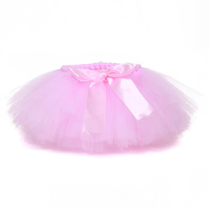 1 предмет, розовая шифоновая повязка для волос с цветами для новорожденных девочек+ 1 предмет, розовая юбка-пузырь Милая одежда для маленьких детей LA986441