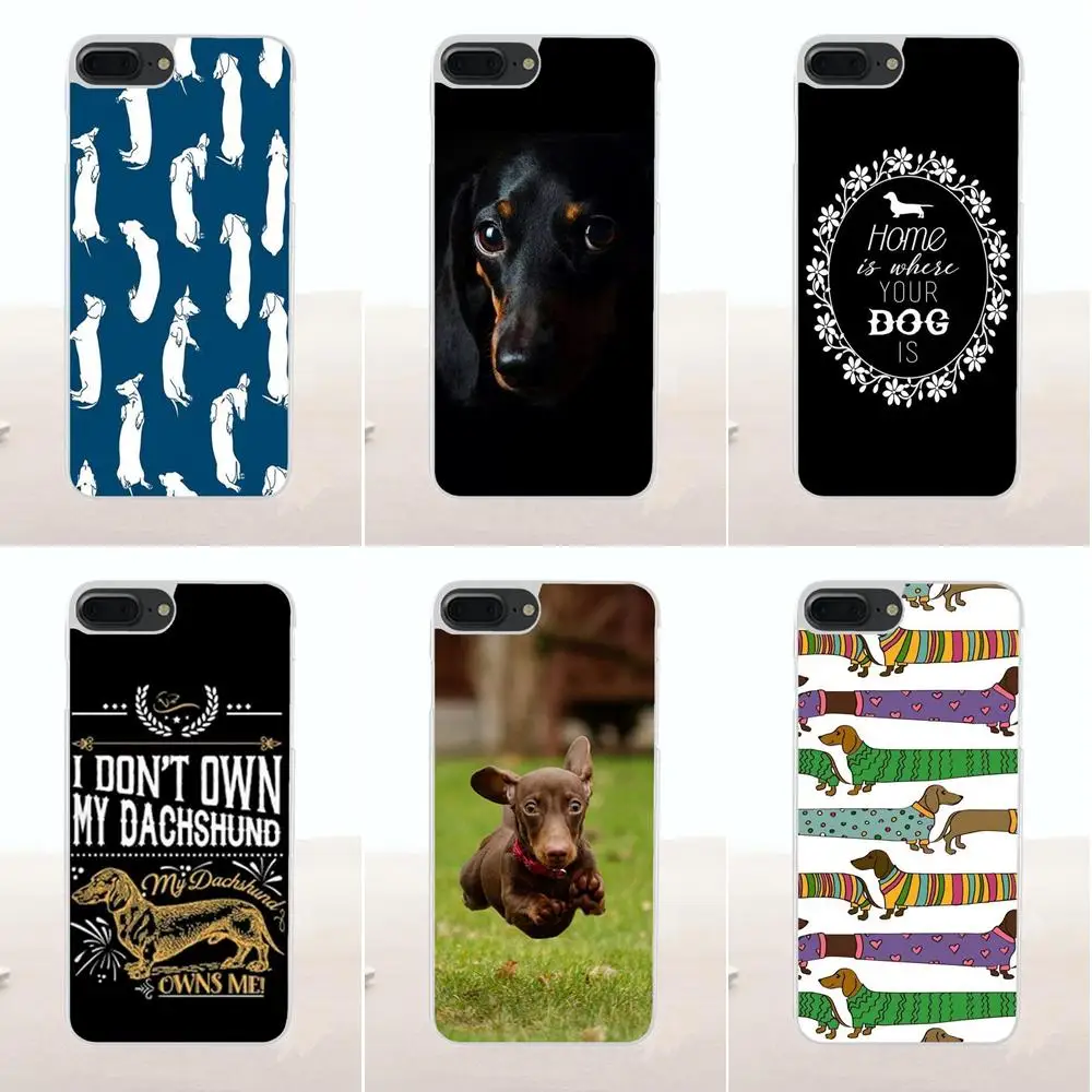 

Bixedx Soft Cover For Xiaomi Redmi Mi Note 7 8 9 SE Pro Lite Go Play Dachshund Silhouette Dog