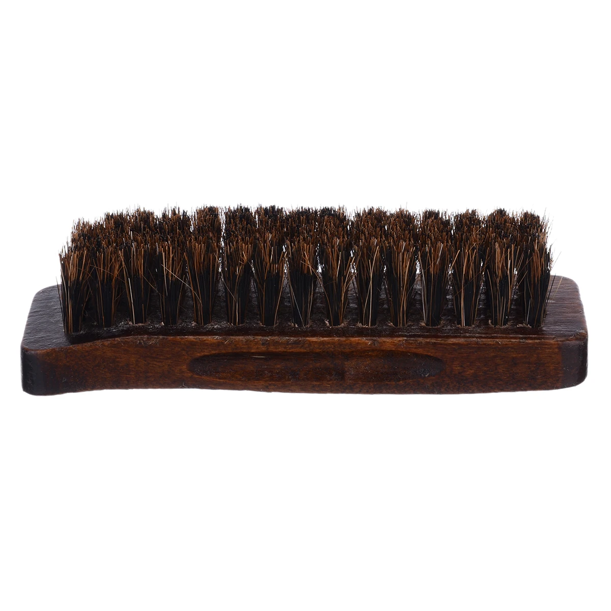 Wooden Handle Natural Bristle Horse Hair Shoe Shine Buffing Cleaning Brush Polishing Tool Home Cleaning Gadget