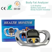 Free Shipping Household Home Use Hand Grasp Health Body Fitness Monitor Body Fat Composition Rate Analyzer Tester