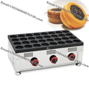 

Free Shipping Commercial Nonstick LPG Gas 32-hole Japanese Bean Cake Obanyaki Maker Red Bean Wheel Cake Oven Machine