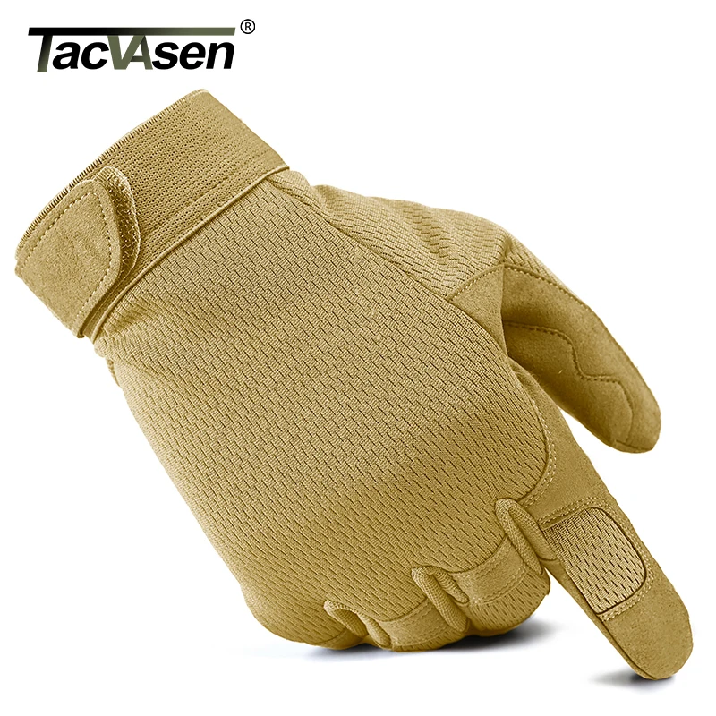 TACVASEN, штурмовые мужские теплые перчатки, армейские тактические перчатки с полным пальцем, противоскользящие теплые перчатки для страйкбола, военные мужские перчатки