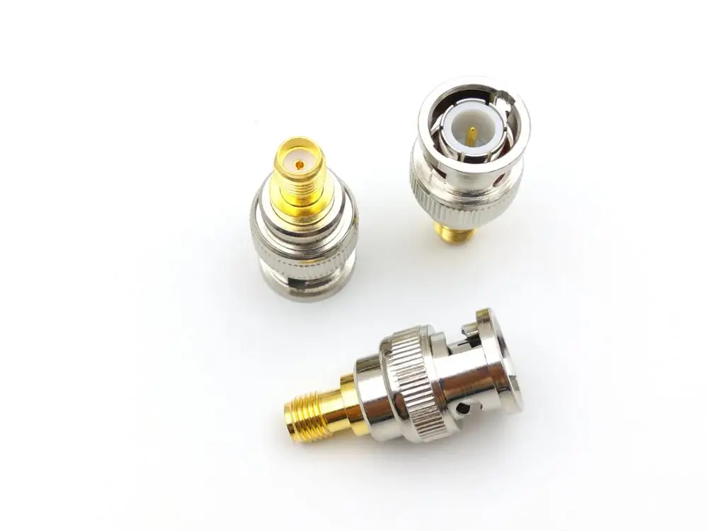 

30pcs/100pcs BNC Male to SMA Female Plug Coax Adapter Connectors