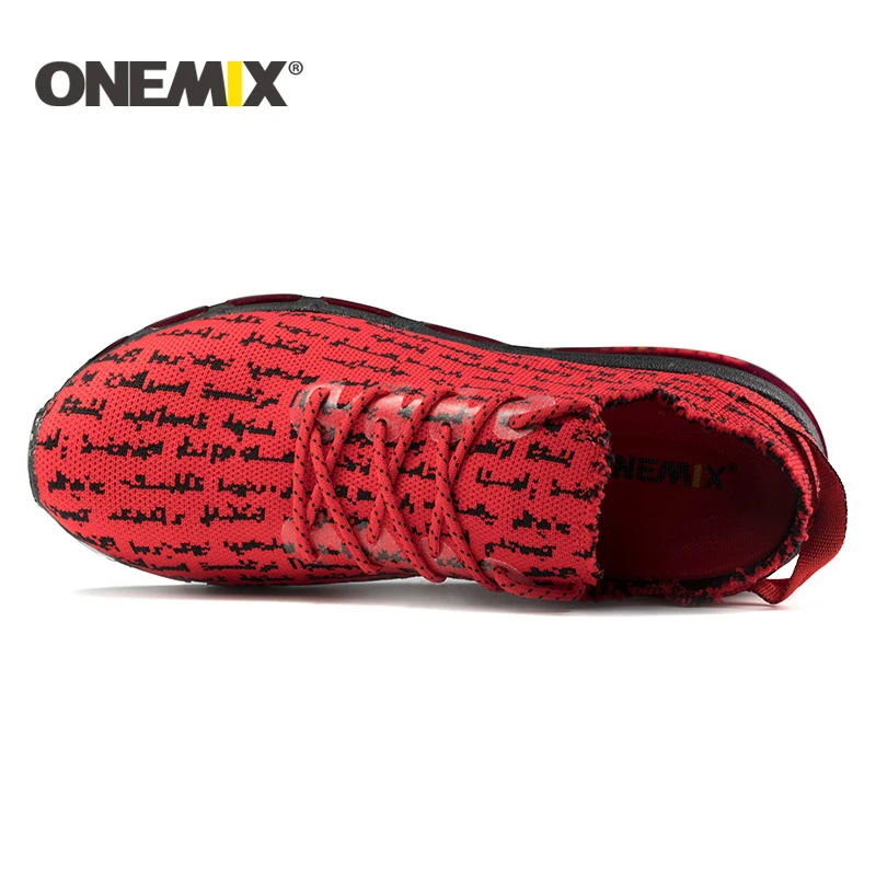 Onemix мужские кроссовки для бега амортизирующая подушка уличных пробежек