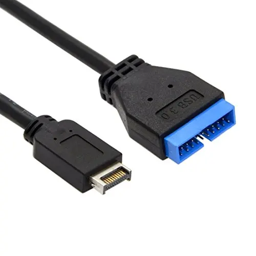 USB 3 1 головка передней панели к 0 20 контактный разъем Удлинительный кабель 30 см для