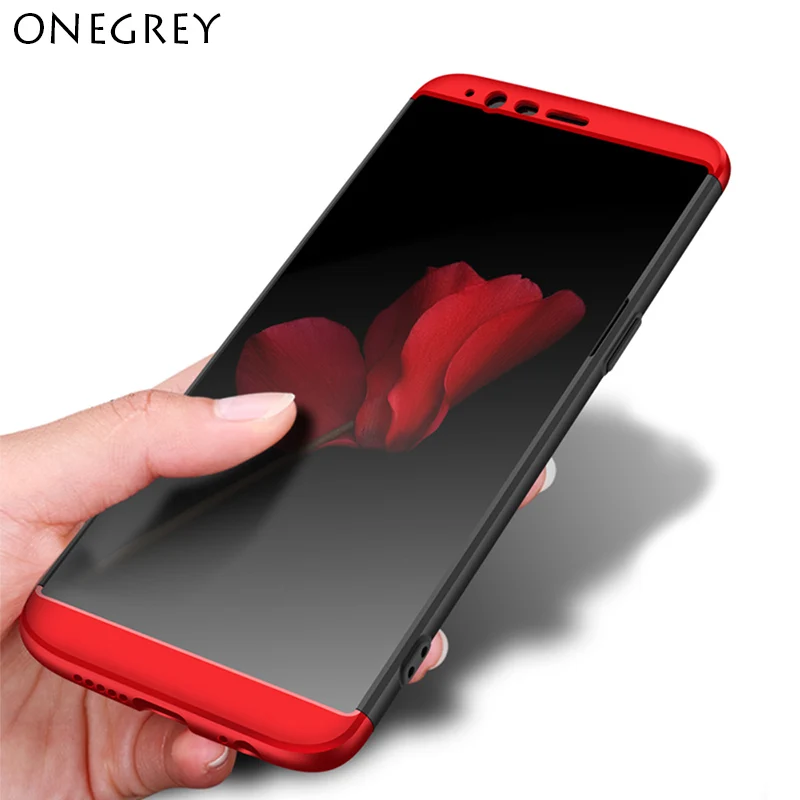 

Original Hard Armor Case For Oneplus 5 5T 3in1 Matte Cover 360 Degree Protection Phone Cases for one plus5 5 t A5000 a5010 coque
