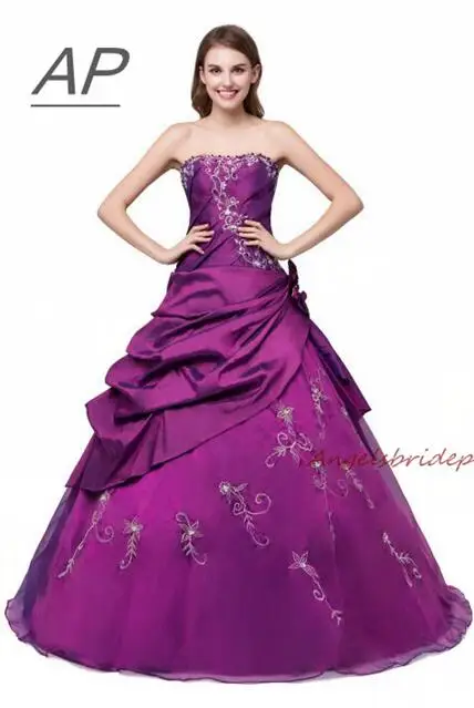 ANGELSBRIDEP Бальные платья 2021 Vestidos De дешевые вышитая Толстовка Длина спец повод Бал