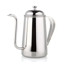 Edelstahl Poliert Kaffee Wasserkocher Doppelgriff 700 mL FG