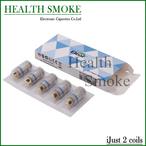 

5pcs/Lot Original Eleaf EC TC coil head 0.15ohm Support iJust 2 TC Melo Atomizer Melo 2 Tank For E Cigarette iStick 60W