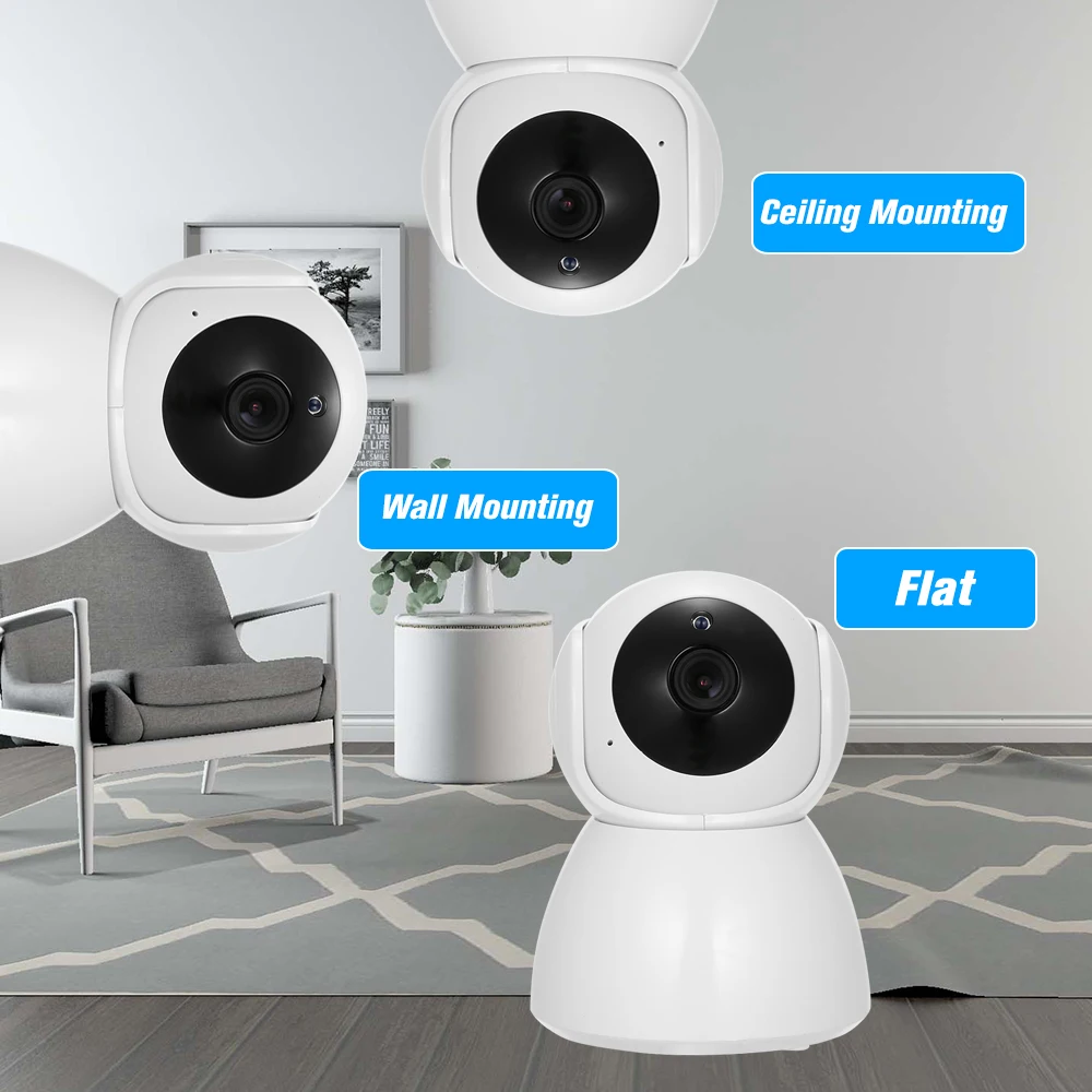 Беспроводная 720P комнатная камера безопасности WiFi домашняя ip наблюдения Детский