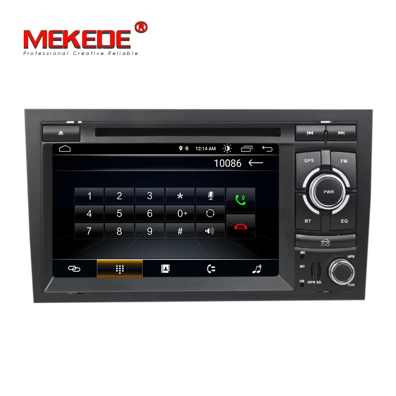 Top Free shipping! Android 8.1 Auto car radio player for Audi A4 S4 RS4 2002-2008 support GPS navigation quad core bluetooth wifi FM 4