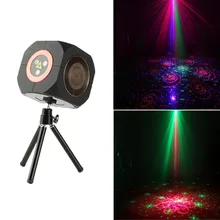 Светодиодный лазерный Rgb голосовой эффект Аудио контроль светодиодный сценический светильник Bluetooth приемник Luces Дискотека диско светильник двойной динамик вечерние лампы