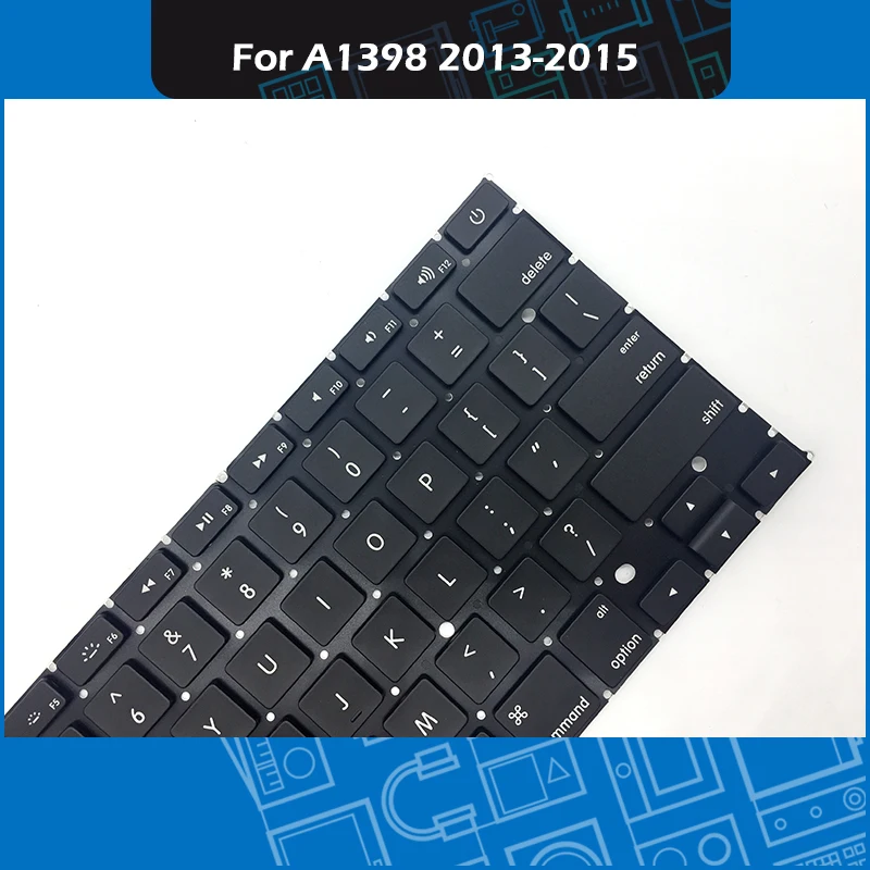  10pcs/Lot Laptop A1398 Keyboard US Layout For Macbook Pro Retina 15