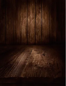 

Dark Brown Natural Real Hard backdrops Vinyl cloth High quality Computer print wood Backgrounds