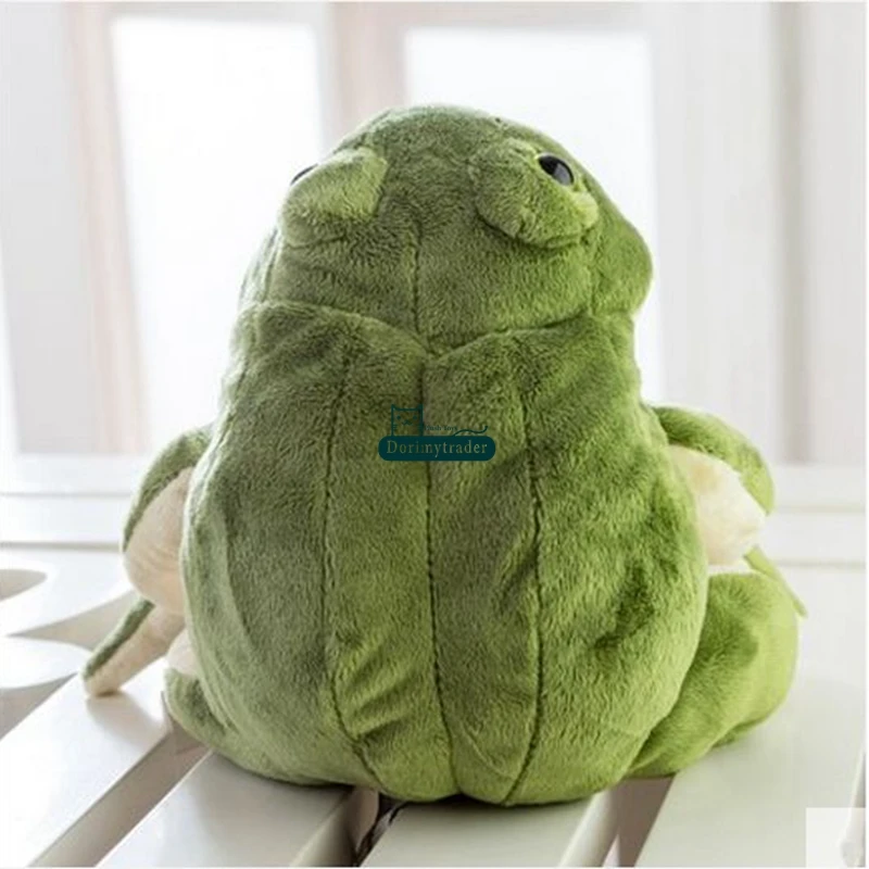 

New Funny Simulation Animal Frog Plush Toy Stuffed Lovely Cartoon Green Frog Doll Pillow Baby Gift 32cm