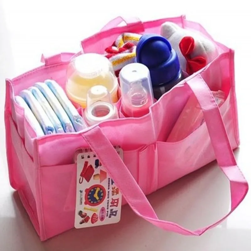 

Baby Diaper Bottle Bag Organizer Stroller Bag Mommy Bag Inner Liner Lattice Partition Non Woven Fabric Sorting bag