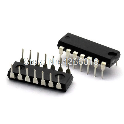 SN74HC02N Quad 2-Input NOR Gates IC DIP-14 (Pack Of 10) - Breadboard Friendly
