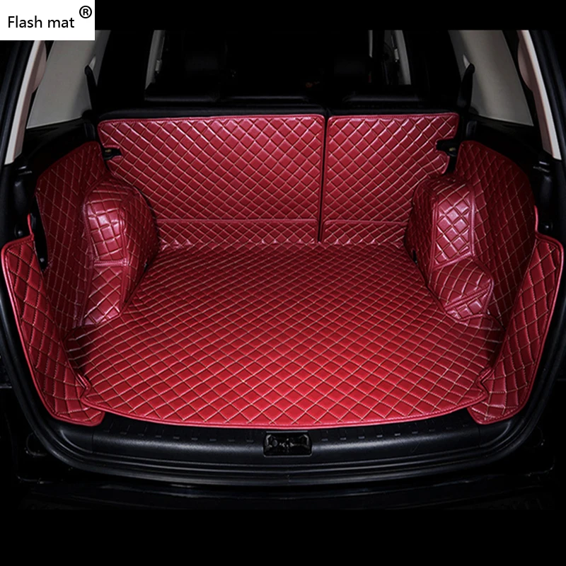 Кожаный коврик для багажника автомобиля подкладка Skoda octavia fabia superb kodiaq rapid yeti
