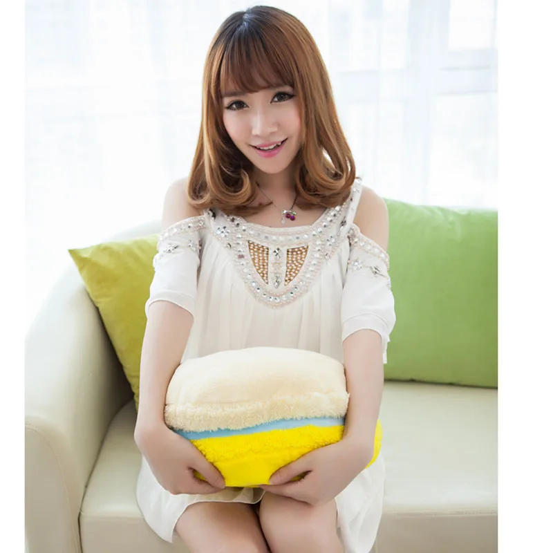 macaron cushion French round cake pillow lemon ice cream | Дом и сад